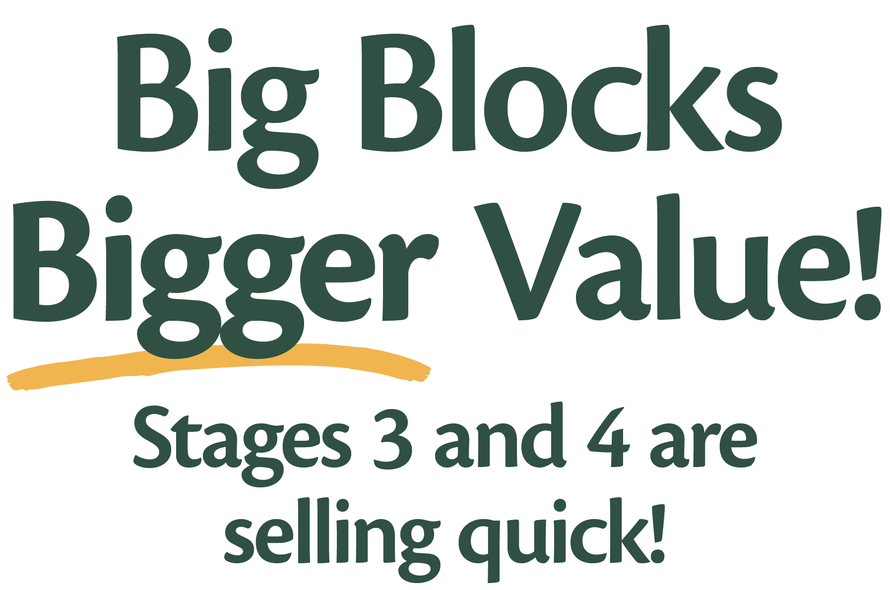 Big Blocks, Bigger Value@3x